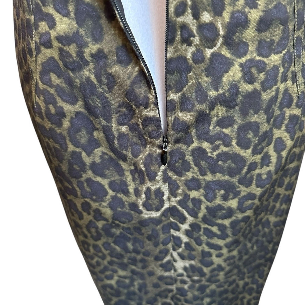 Ann Taylor Cheetah Print Sheath Dress Size 6 - Picture 7 of 17